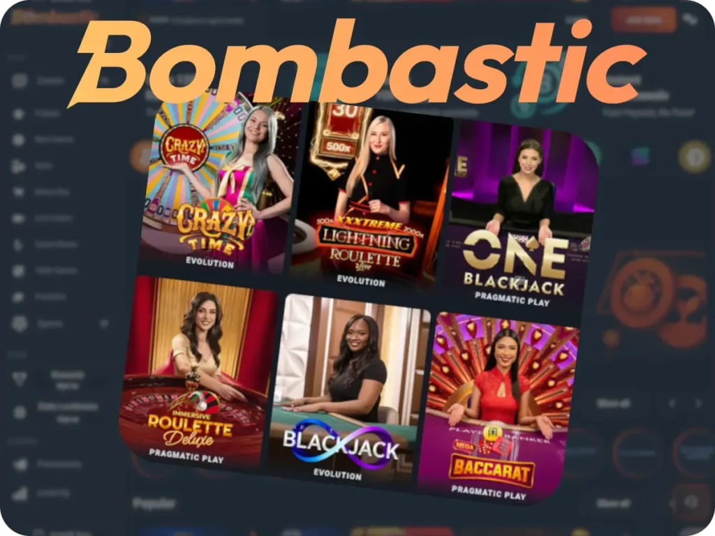 Bombasticin live-jakajapelit