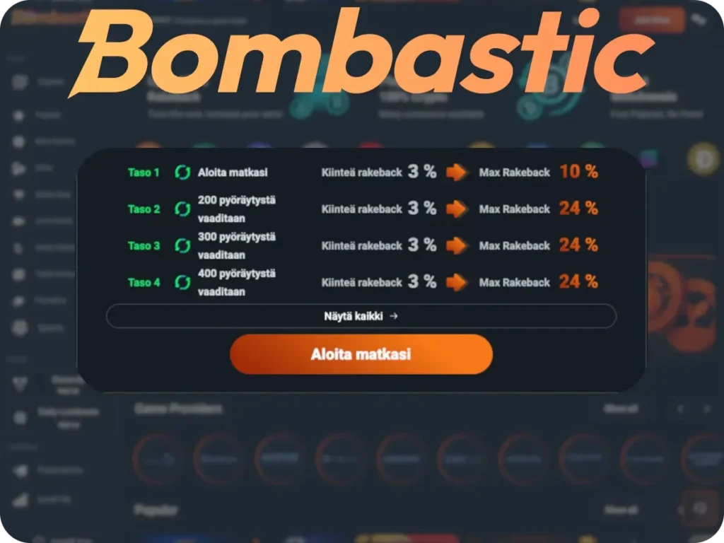 Bombastic rakeback